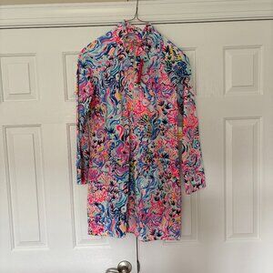 Brand New Lilly Pulitzer Skipper Popover Dress - L